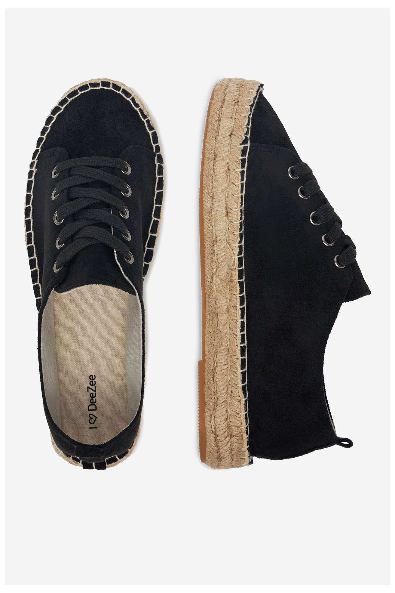 Espadrile DeeZee ZF230819 NEGRU