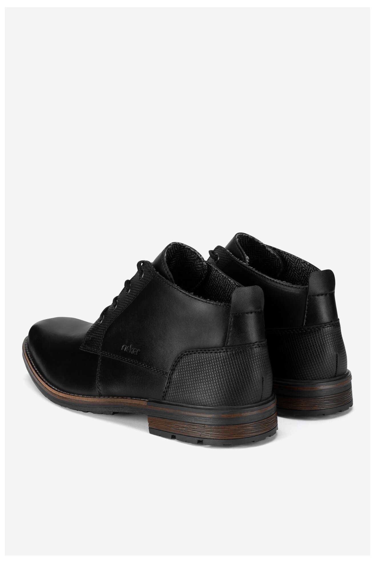 Csizma Rieker B1322-00 FEKETE