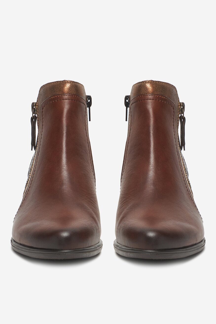 Kotníková obuv Remonte HNĚDÁ - 2230085561334