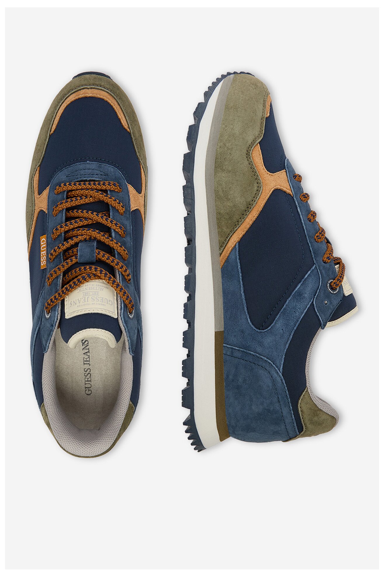 Sneakers GUESS JEANS CWBEO-ETIENNE-01 Granatowy