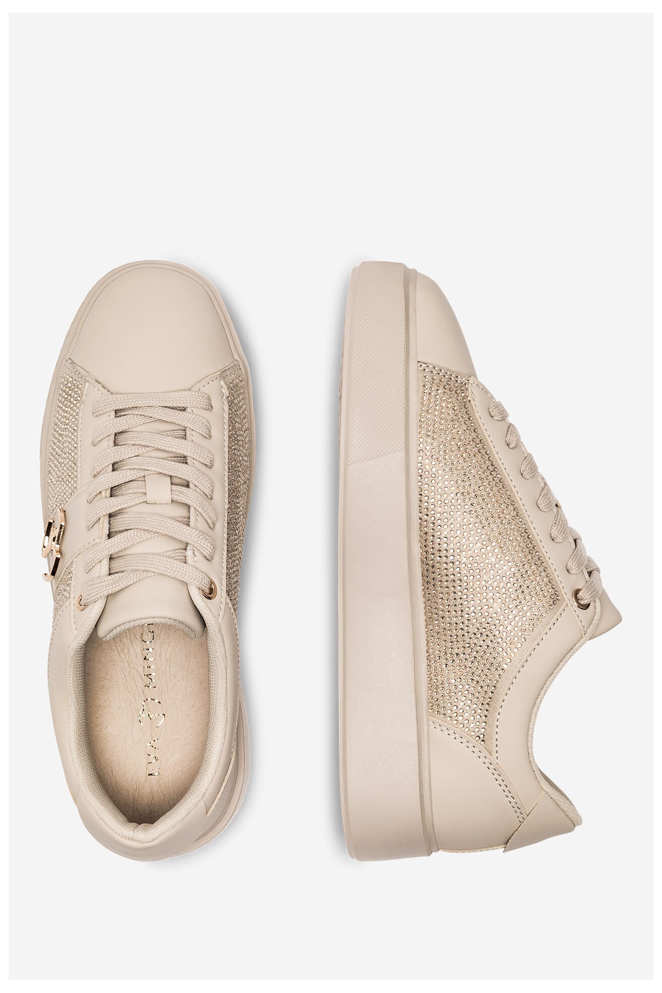 Sneakerși EVA MINGE WYL3358-8 BEJ