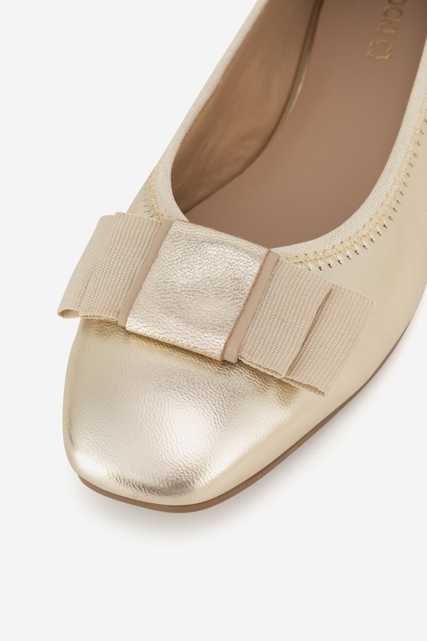 Lasocki - Baleriny skórzane - 5906751815533