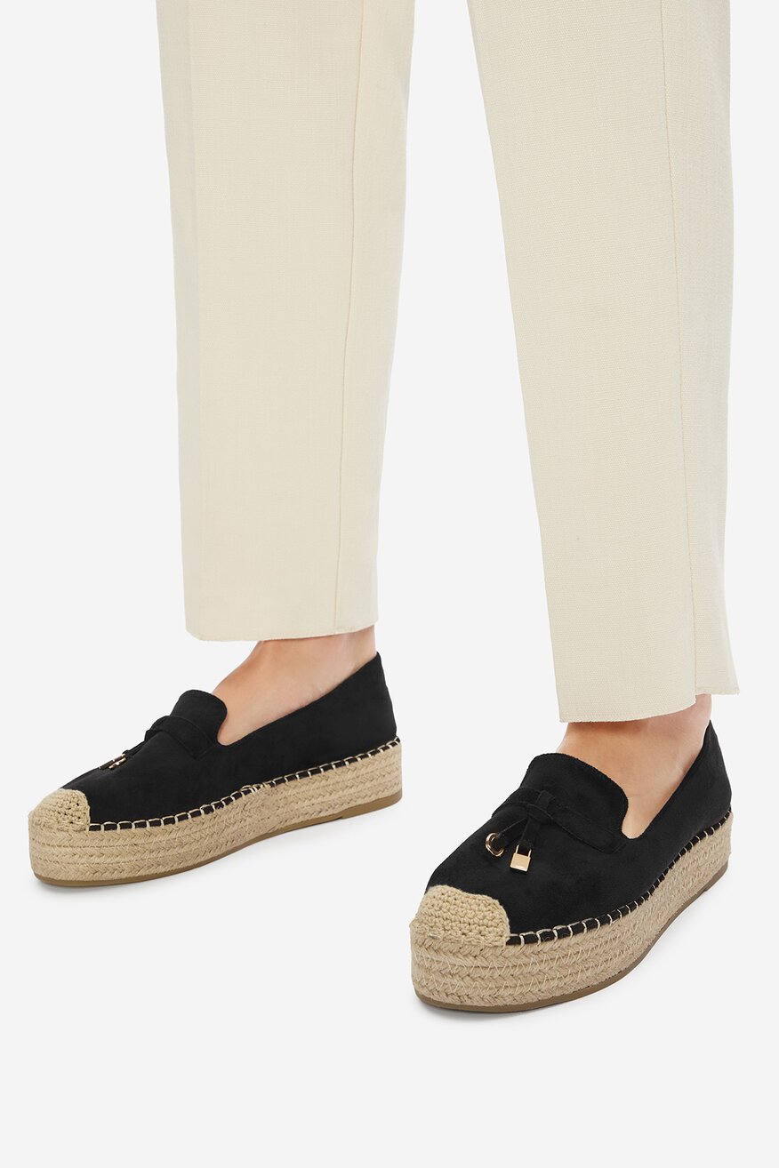 
                Espadrilky Jenny ČERNÁ - 5904862314846