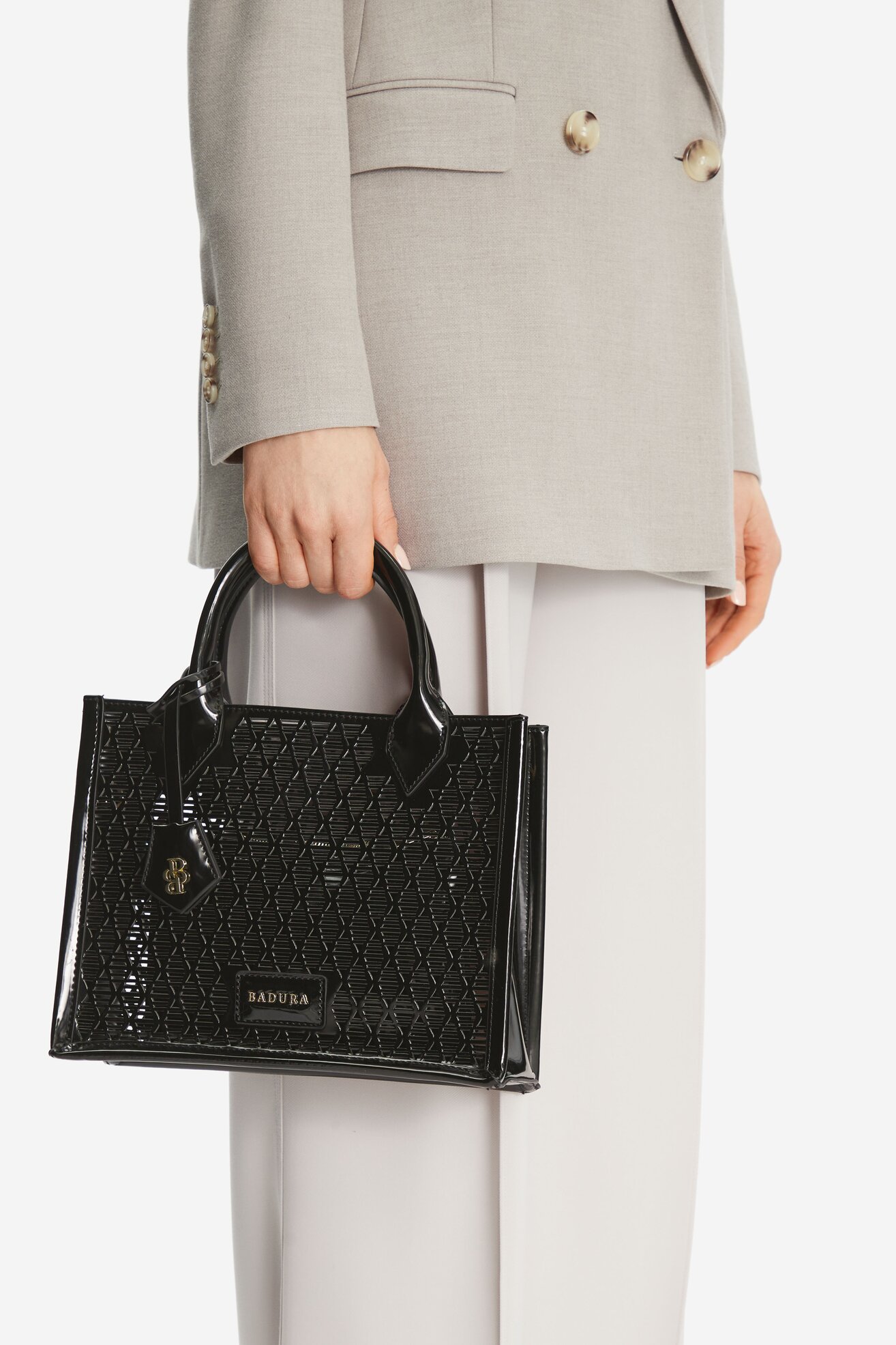 Kézitáska Badura WENN-03 FEKETE