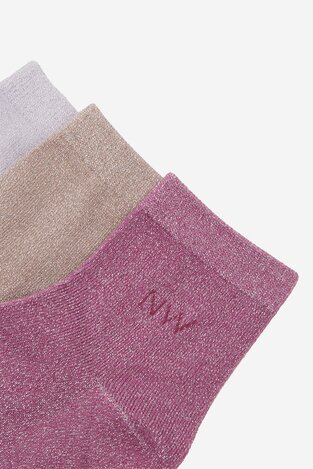 Шкарпетка NINE WEST CEO_AS_NW_02_Z_AW25 (3 PACK) МІКС
