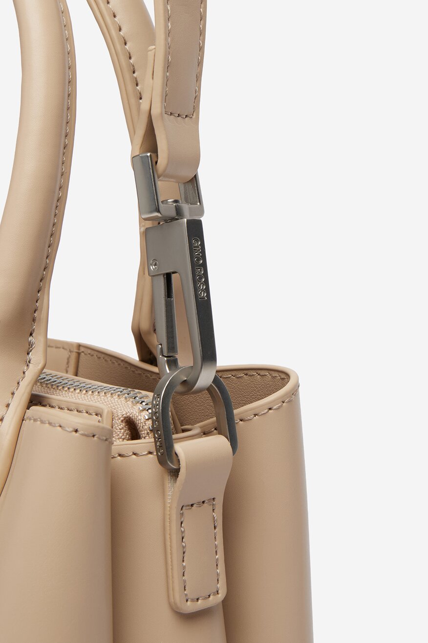 Дамска чанта Gino Rossi БЕЖОВ - 5906751623374