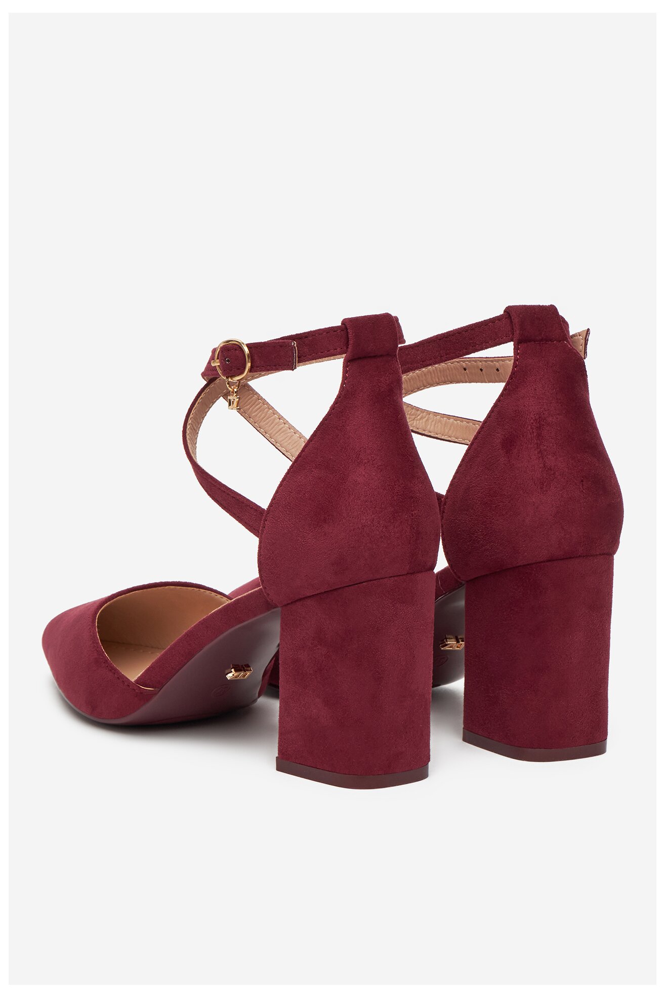 Czółenka DeeZee DZ0068 Bordowy