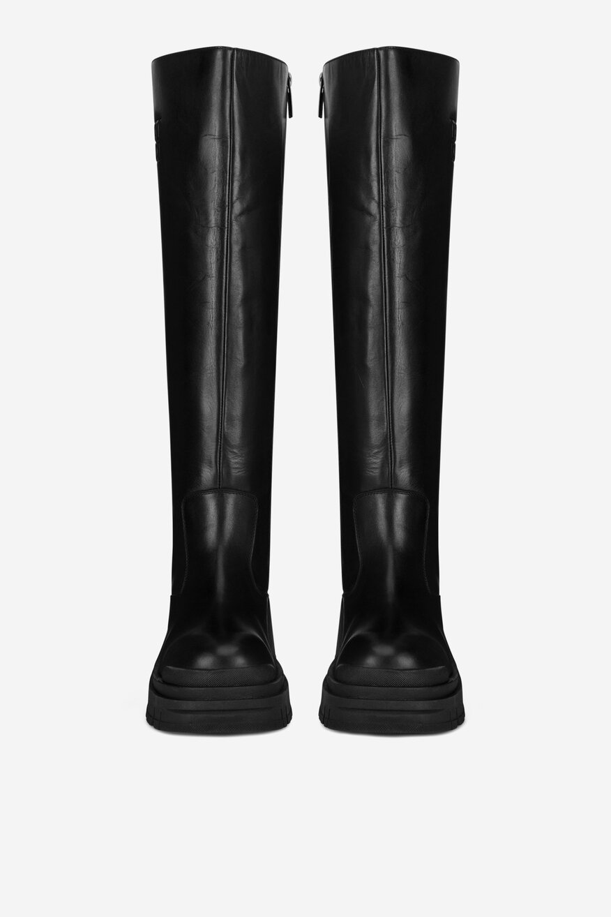 Badura - Kozaki skórzane - 5905588814702