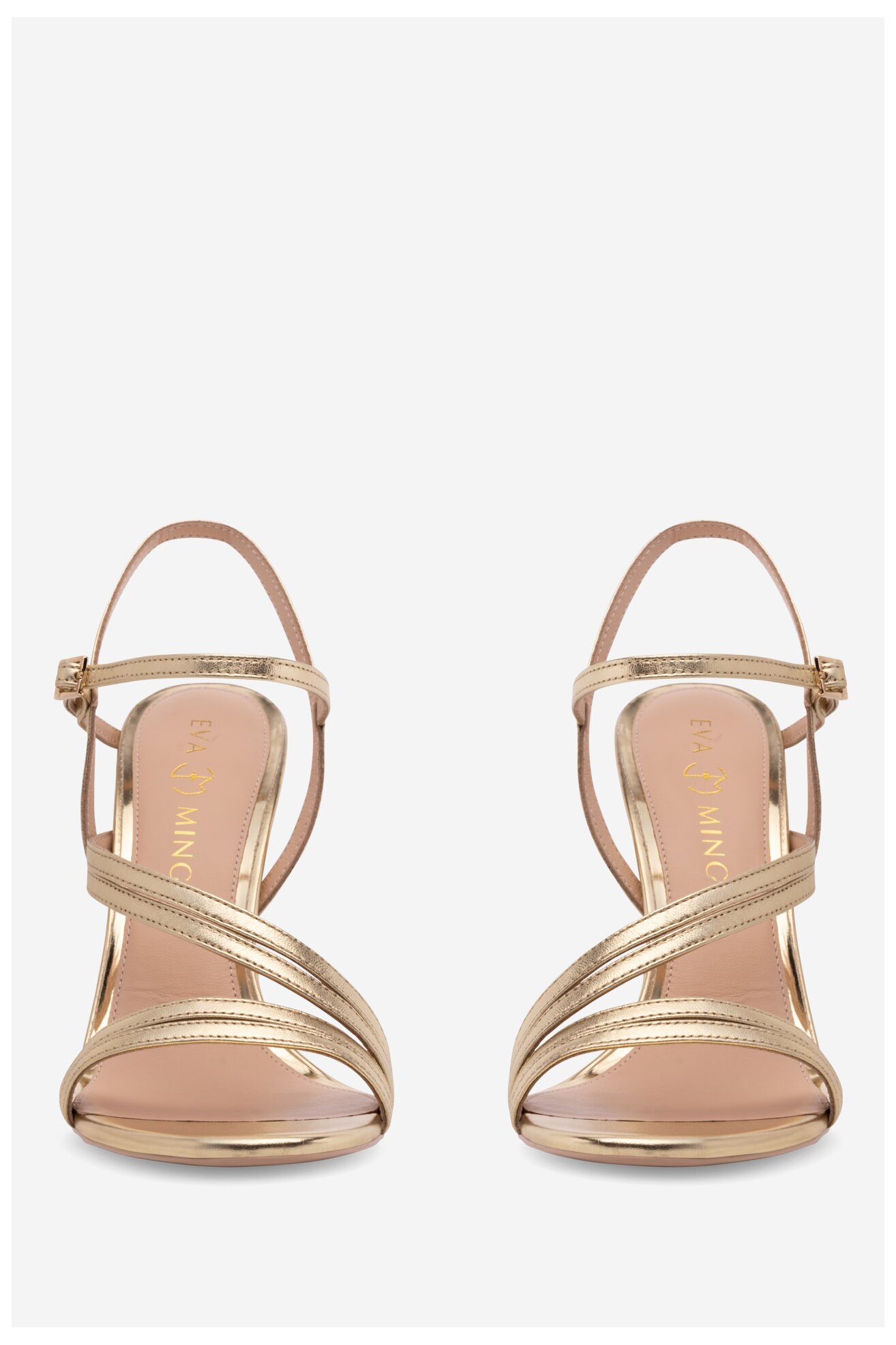 Сандали EVA MINGE CATHERINE-S9050-118 ЗЛАТИСТ