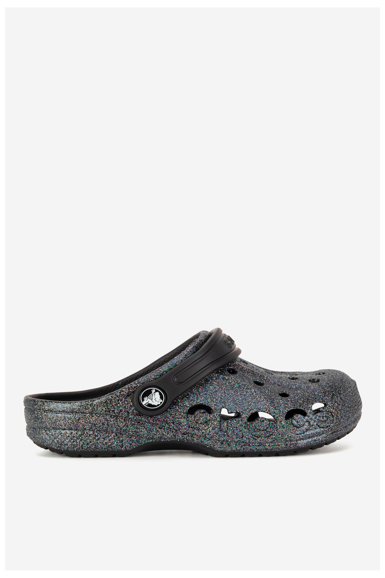Klapki basenowe Crocs BAYA GLITTER CLOG 207015-0C4 Czarny
