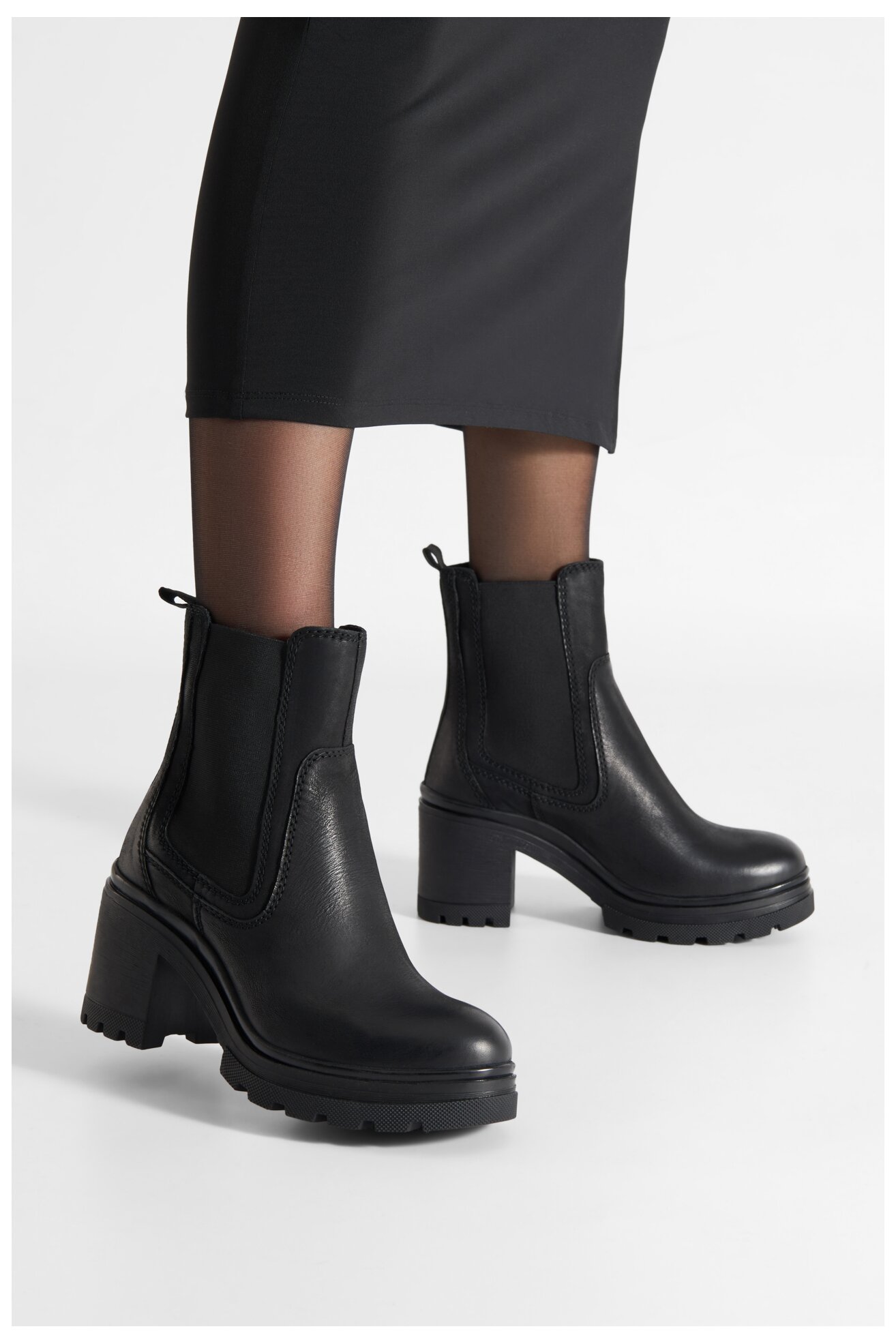 Bokacsizma Lasocki WI16-24474-01 FEKETE