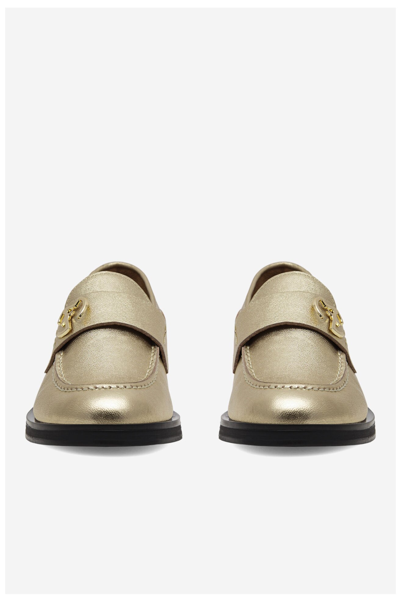 Мокасини EVA MINGE MICHELLE-0107 ЗЛАТИСТ