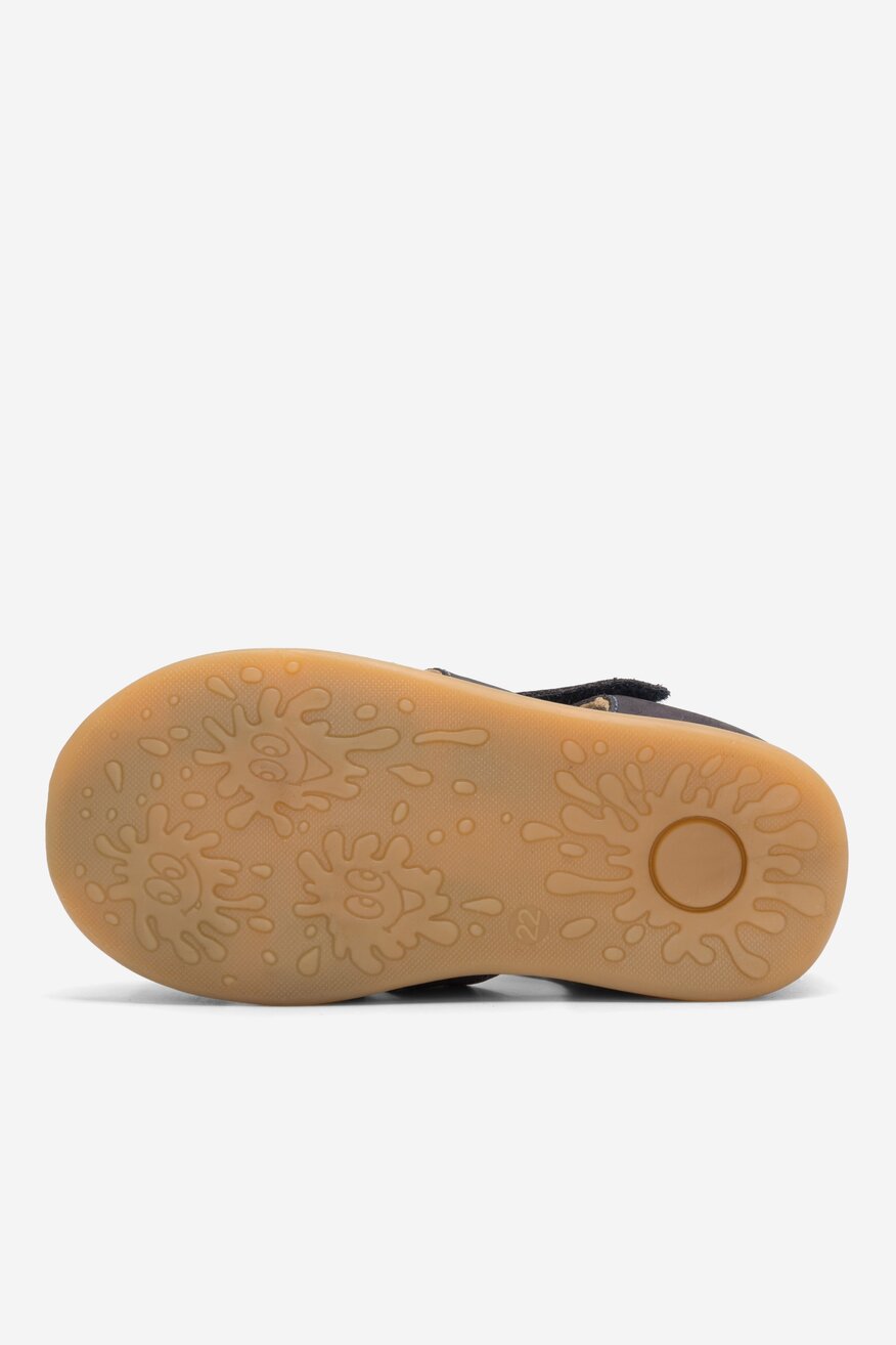 
                Lasocki Kids - Skórzane sandały granatowe - 5904862639574