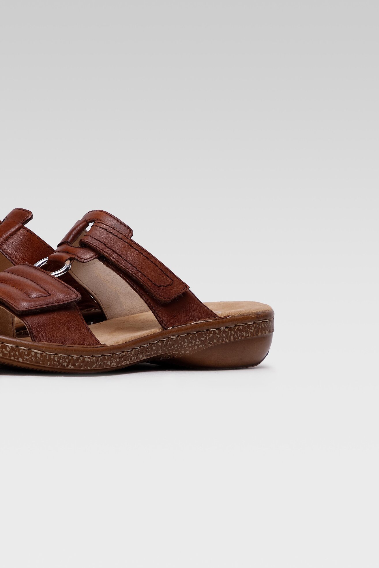 Klapki Rieker 62886-25 Brązowy