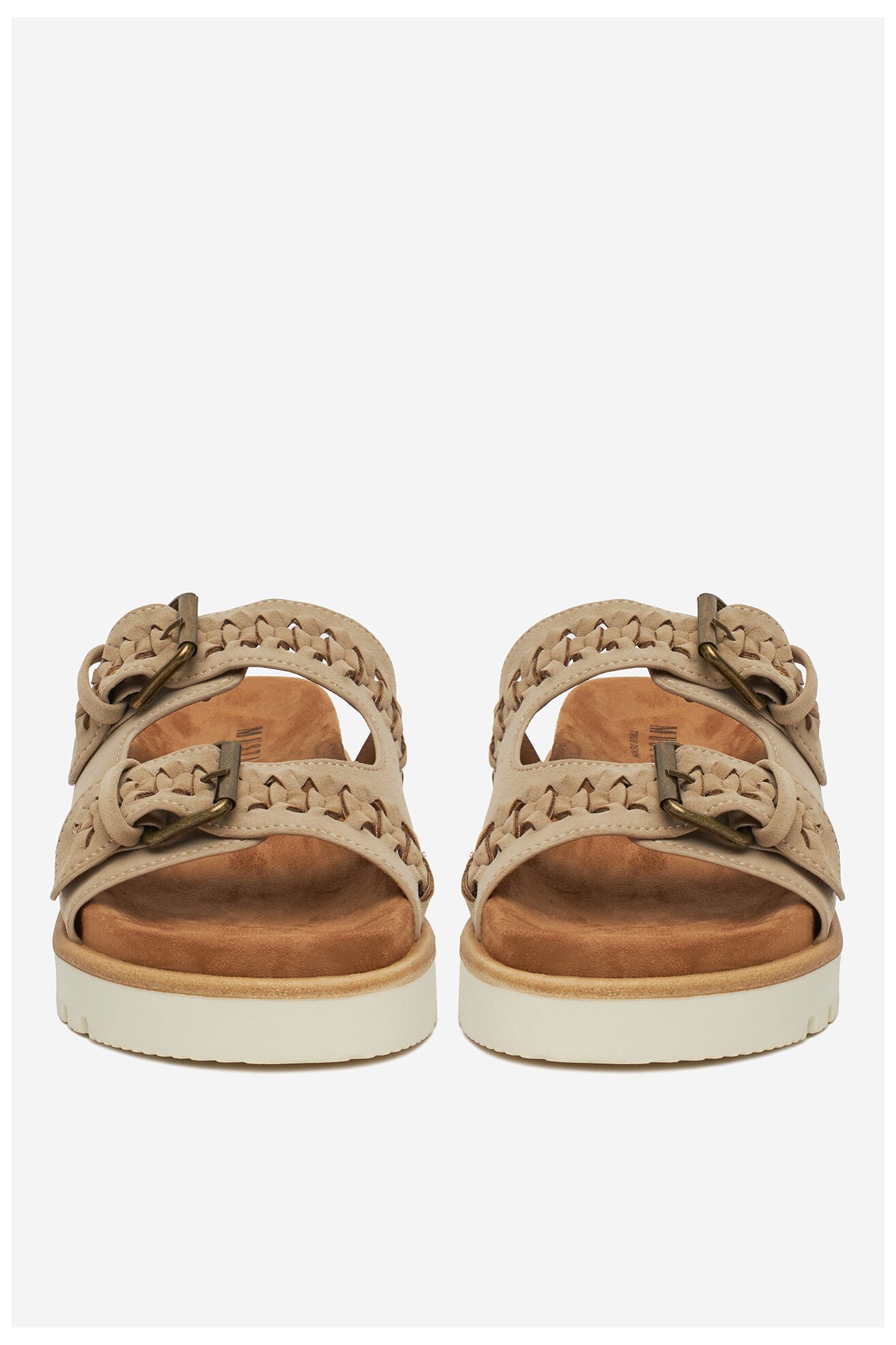 Klapki Mustang 1461-711 Beżowy