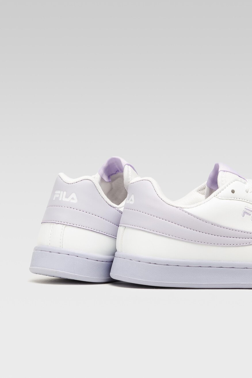 
                Fila - Skórzane obuwie sportowe białe - 5904248747657