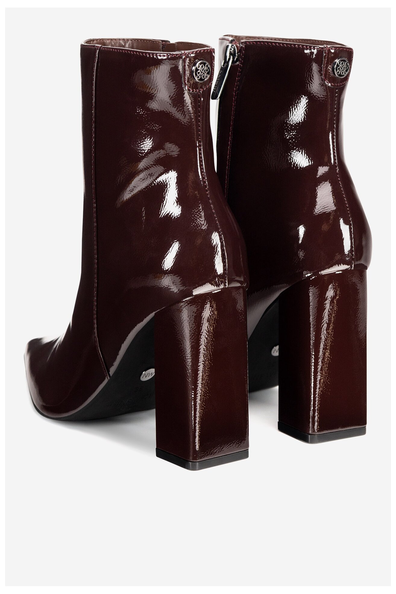 Kratke čizme NINE WEST WFA2829-1 BORDO