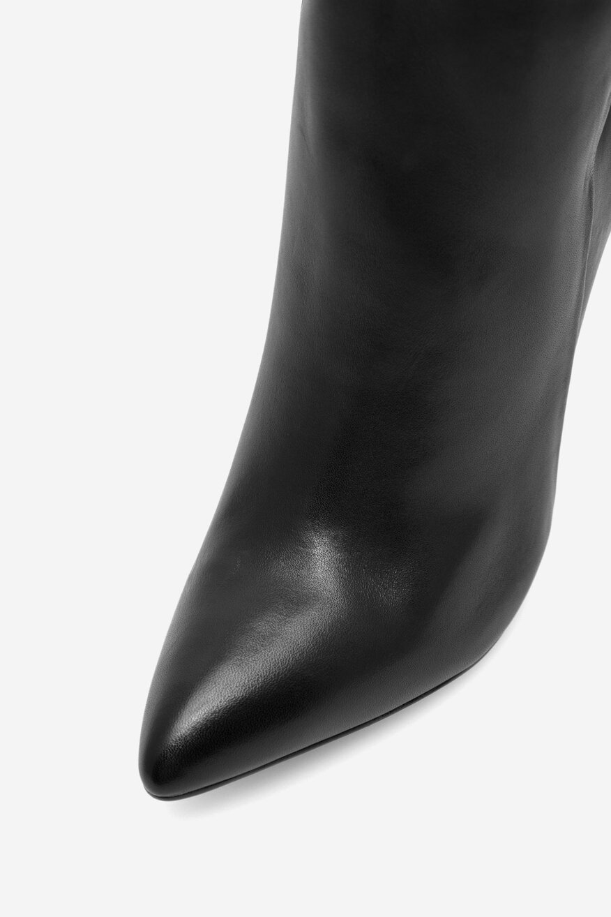 EVA MINGE - Skórzane kozaki - 5905588003946