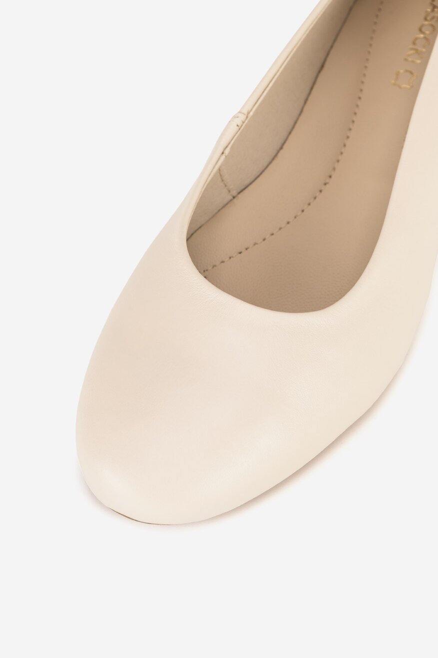 
                Lasocki - Baleriny skórzane - 5906751002377