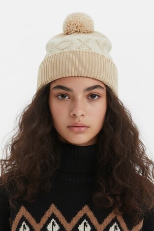 Шапка Жіноча ROXY CEO-RX-W3-001-AW25 БЕЖЕВИЙ