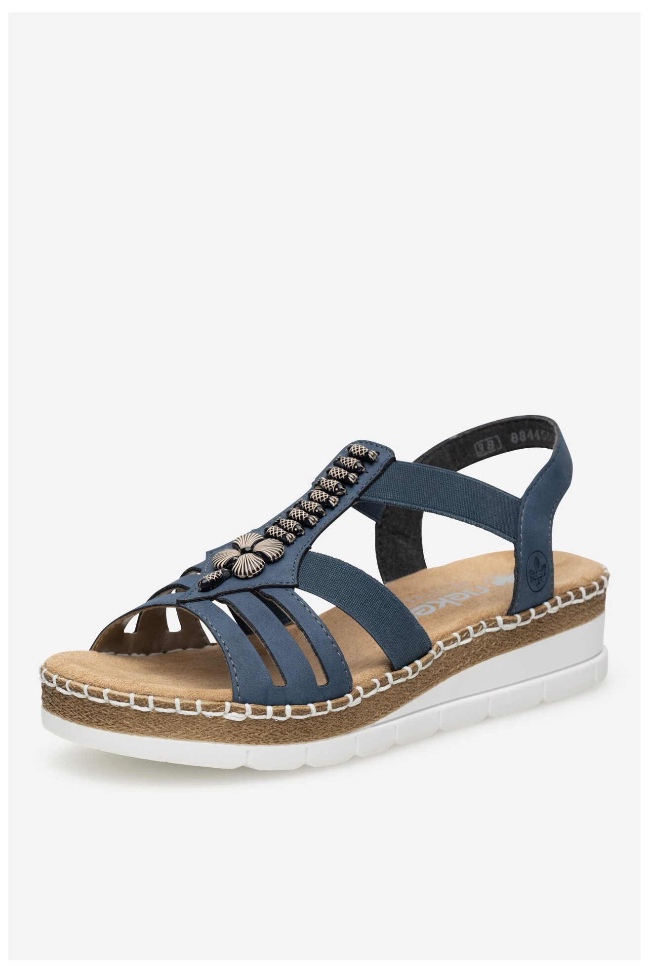 Sandały Rieker V1206-14 Niebieski