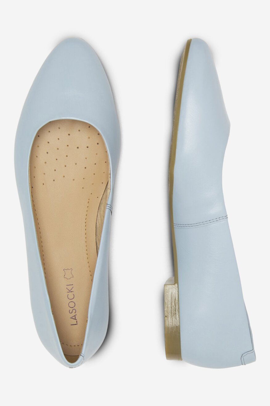 
                Lasocki - Baleriny skórzane - 5903698095592