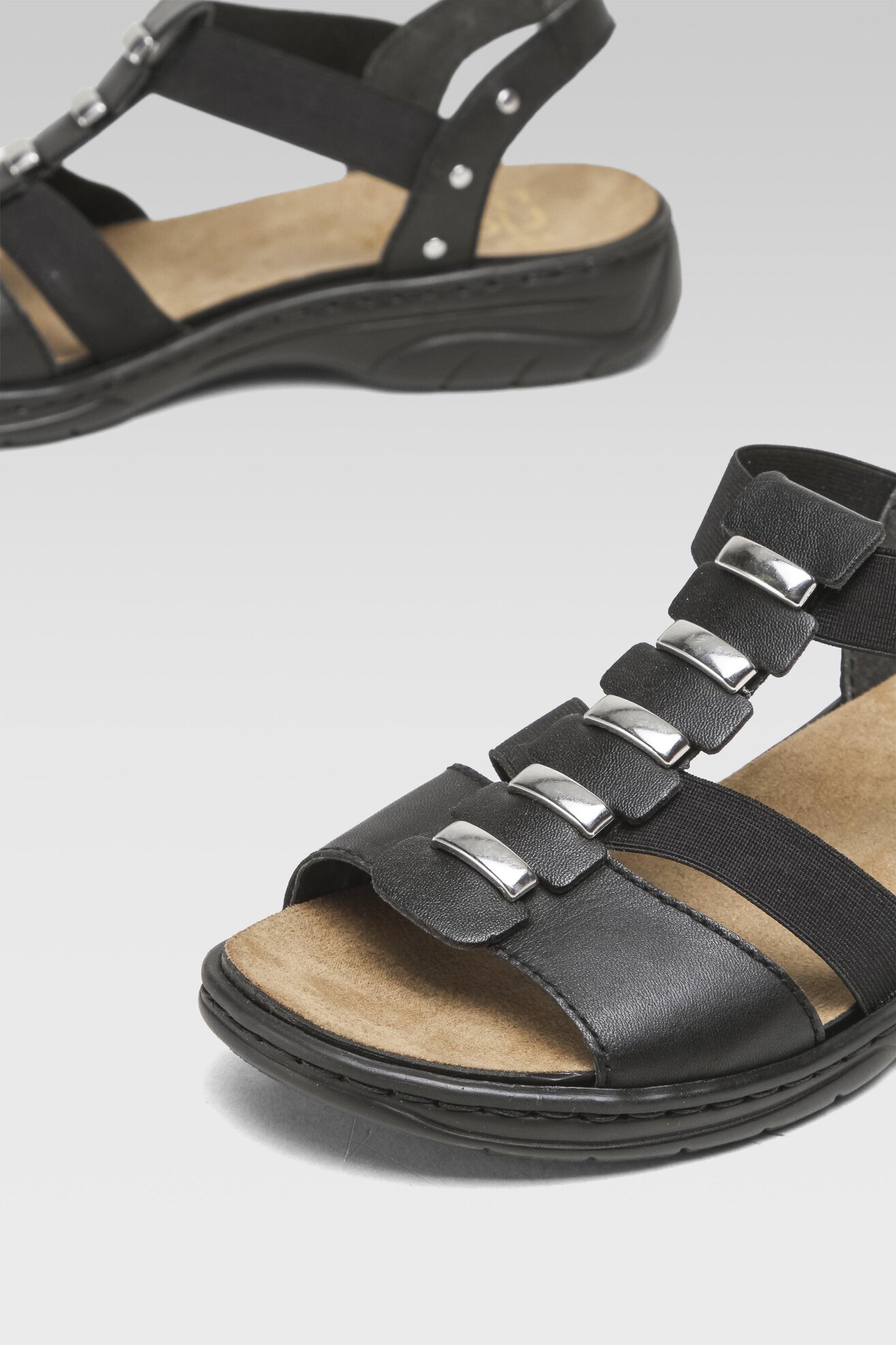 Sandale Rieker 64580-00 CRNA