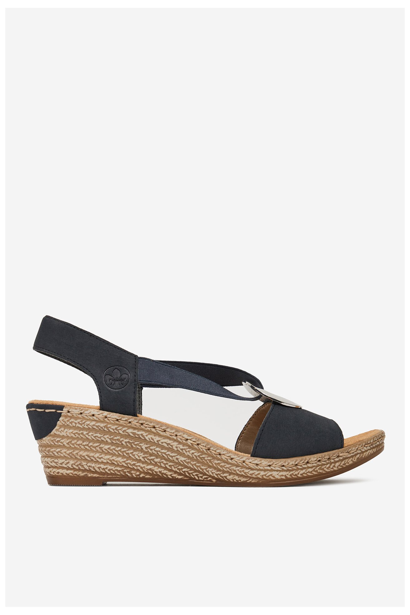 Sandały Rieker CEO-624H6-14 Granatowy ciemny