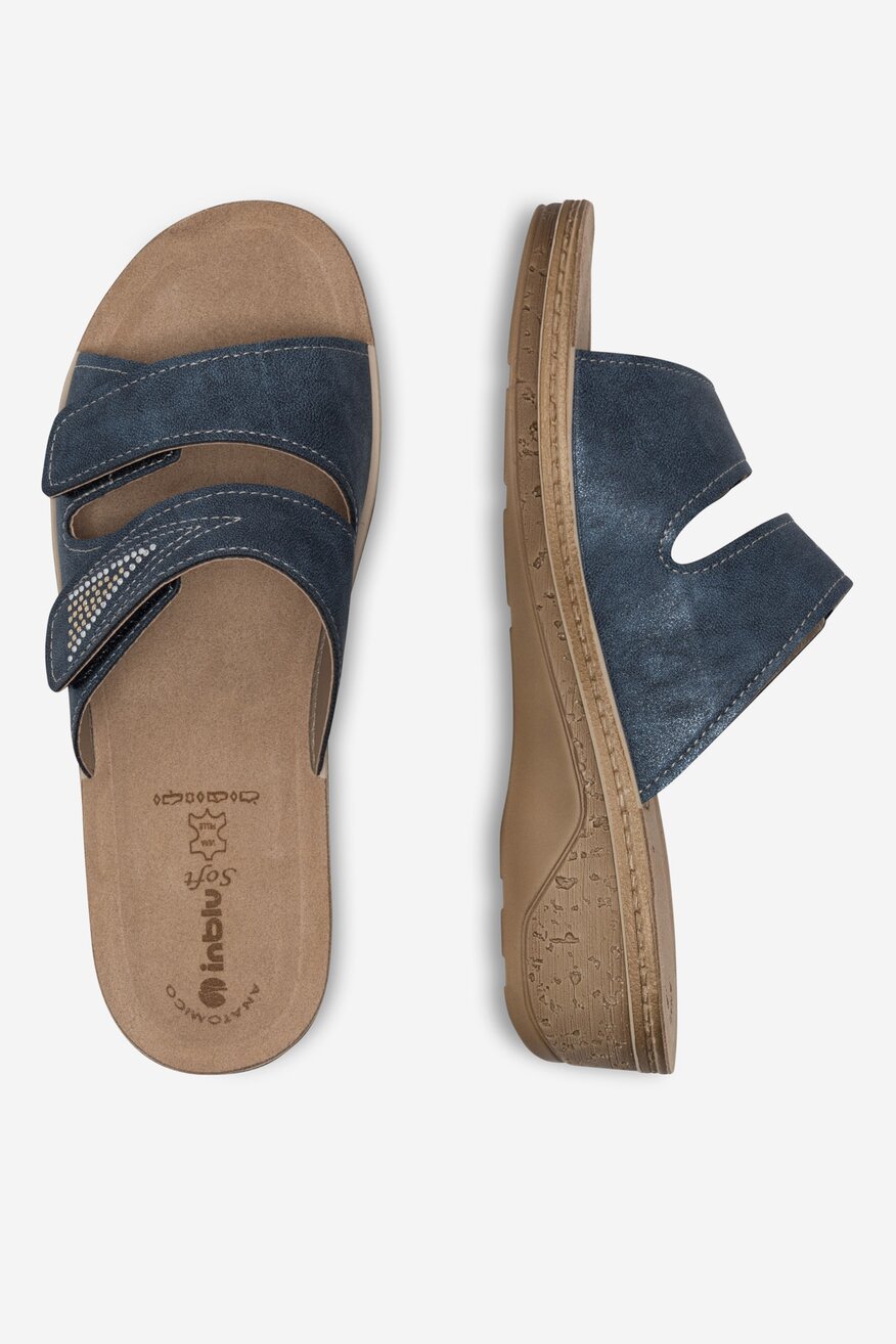 
                Inblu - Klapki na koturnie - 5905588535089