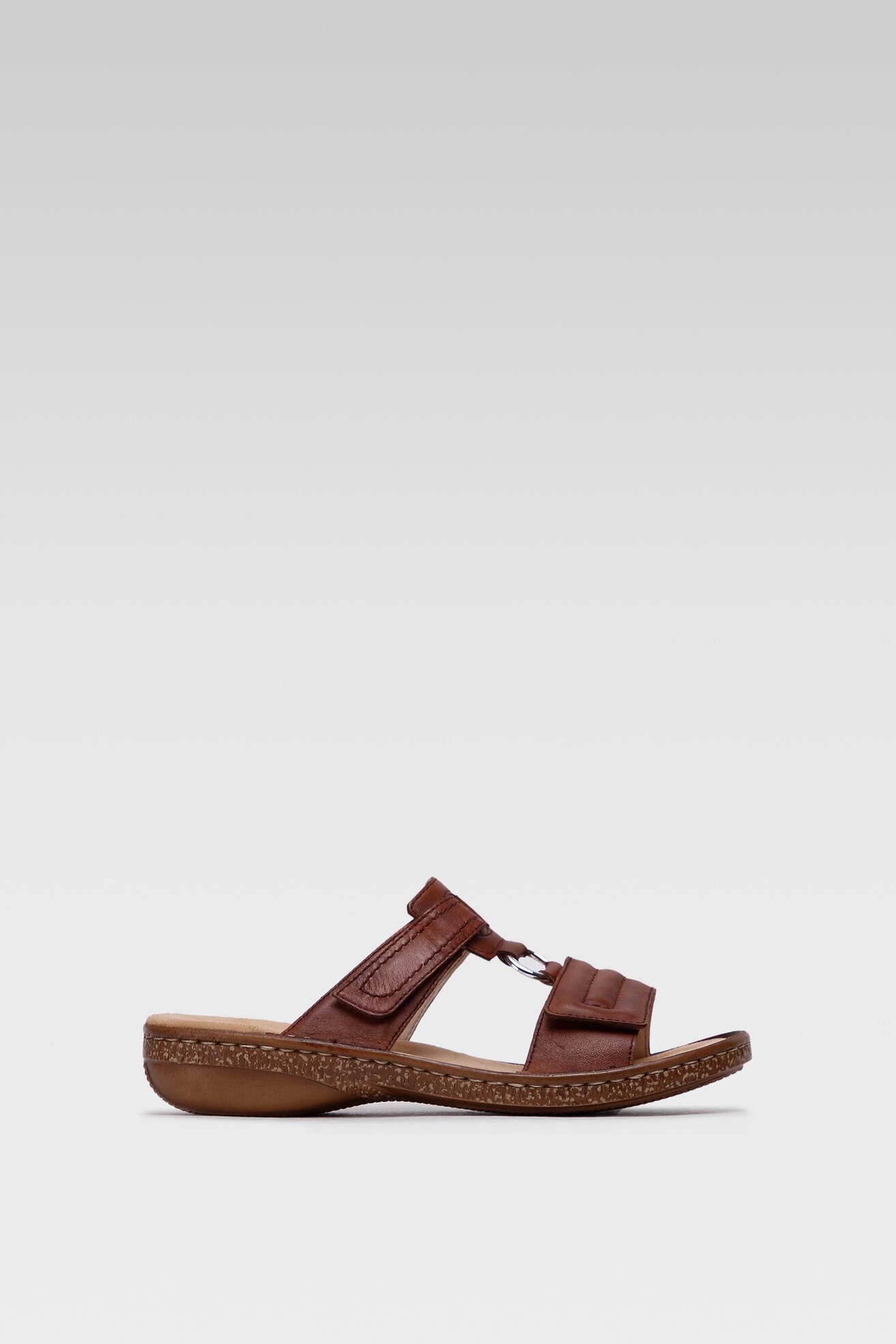 Klapki Rieker 62886-25 Brązowy