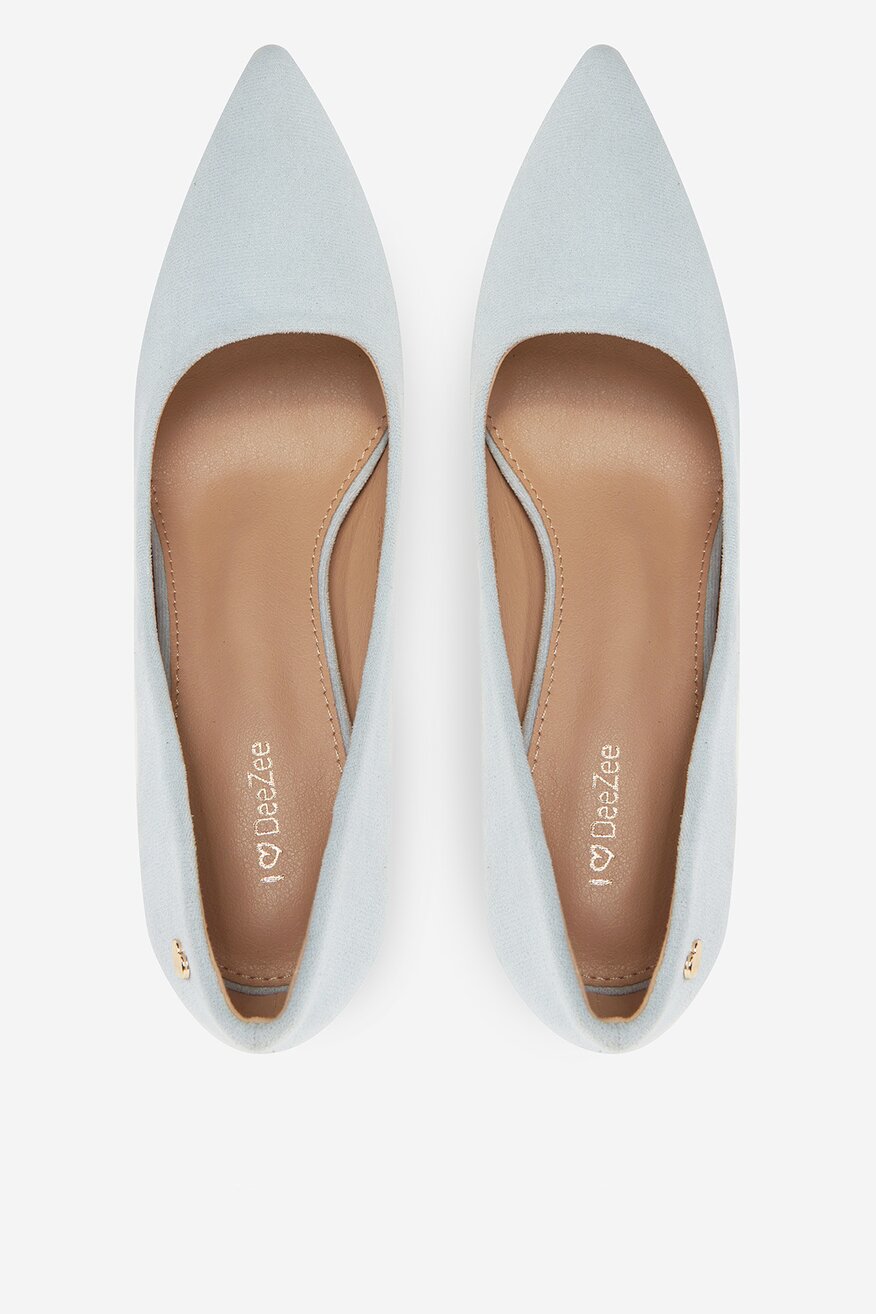 Pantofi cu toc DeeZee ALBASTRU DESCHIS - 5906751080672