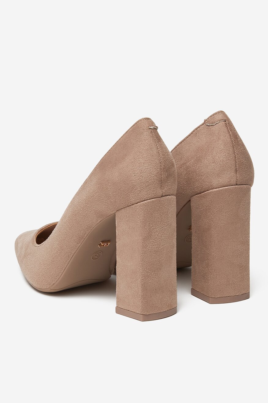 
                Pantofi cu toc DeeZee KAKI - 5906751108031