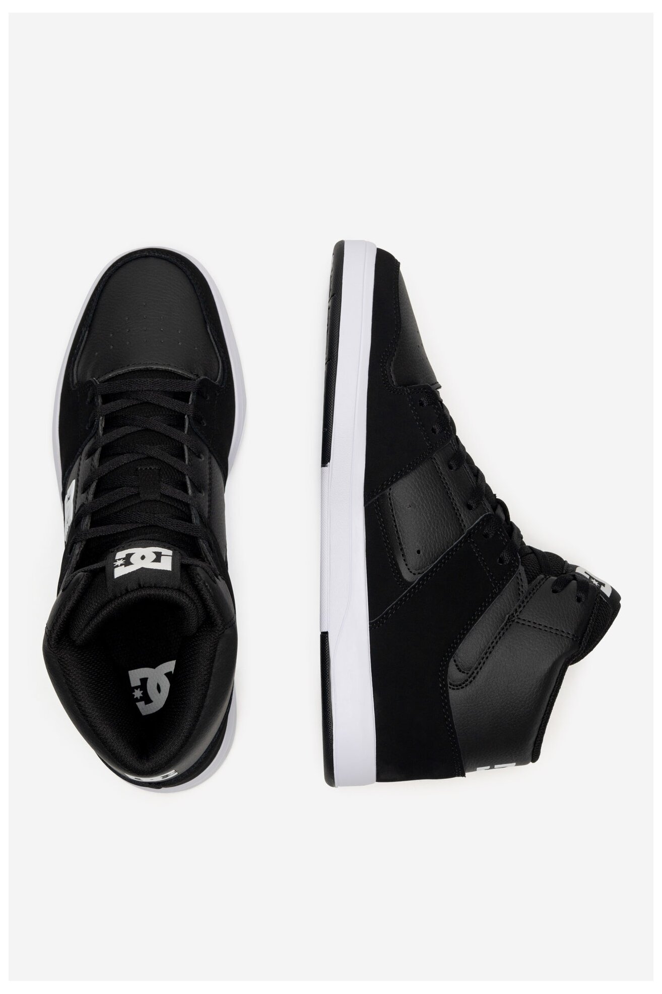 Obuwie sportowe DC Shoes CURE HI TOP ADYS400072-BKW Czarny