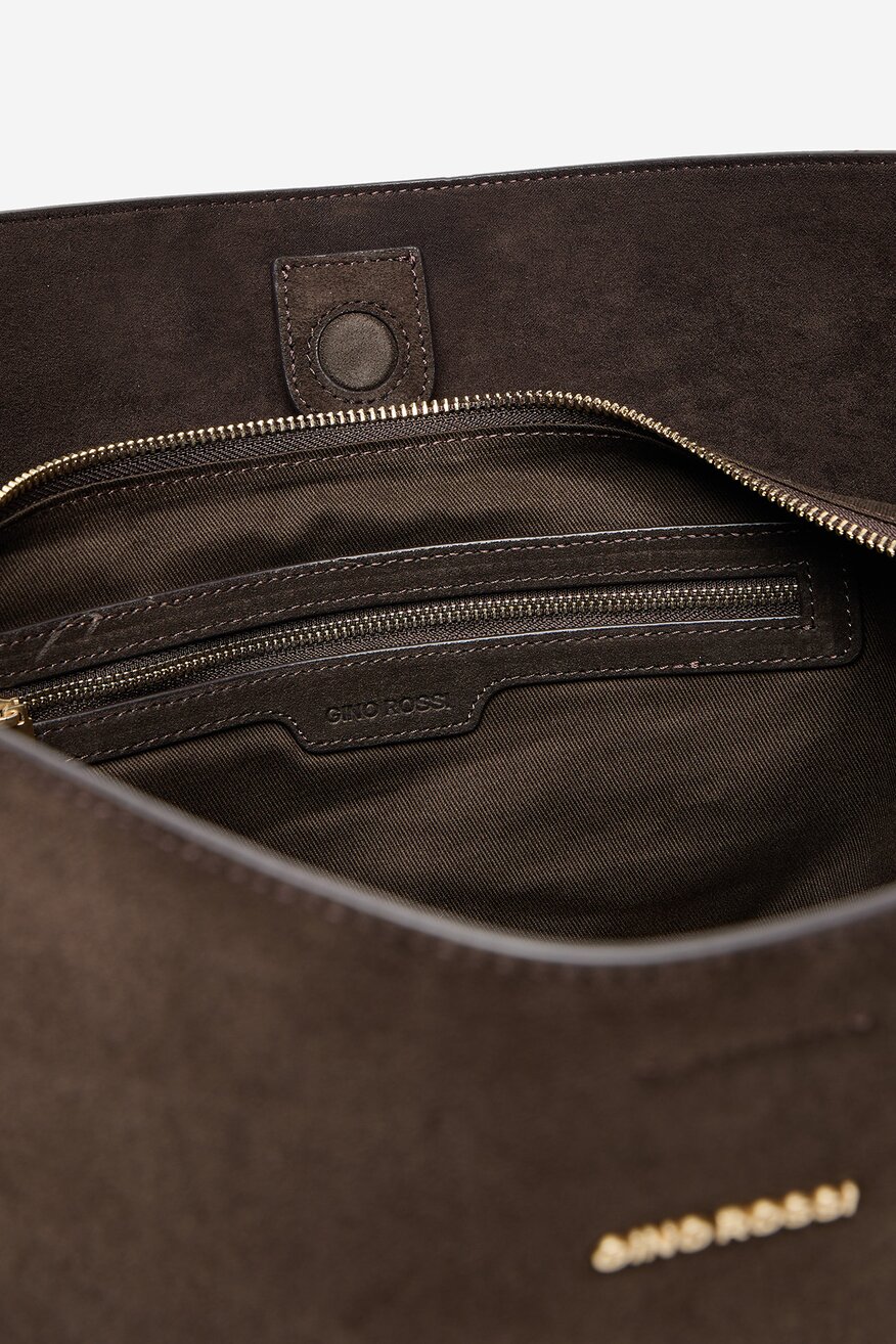 Дамска чанта Gino Rossi КАФЯВ - 5906751377154