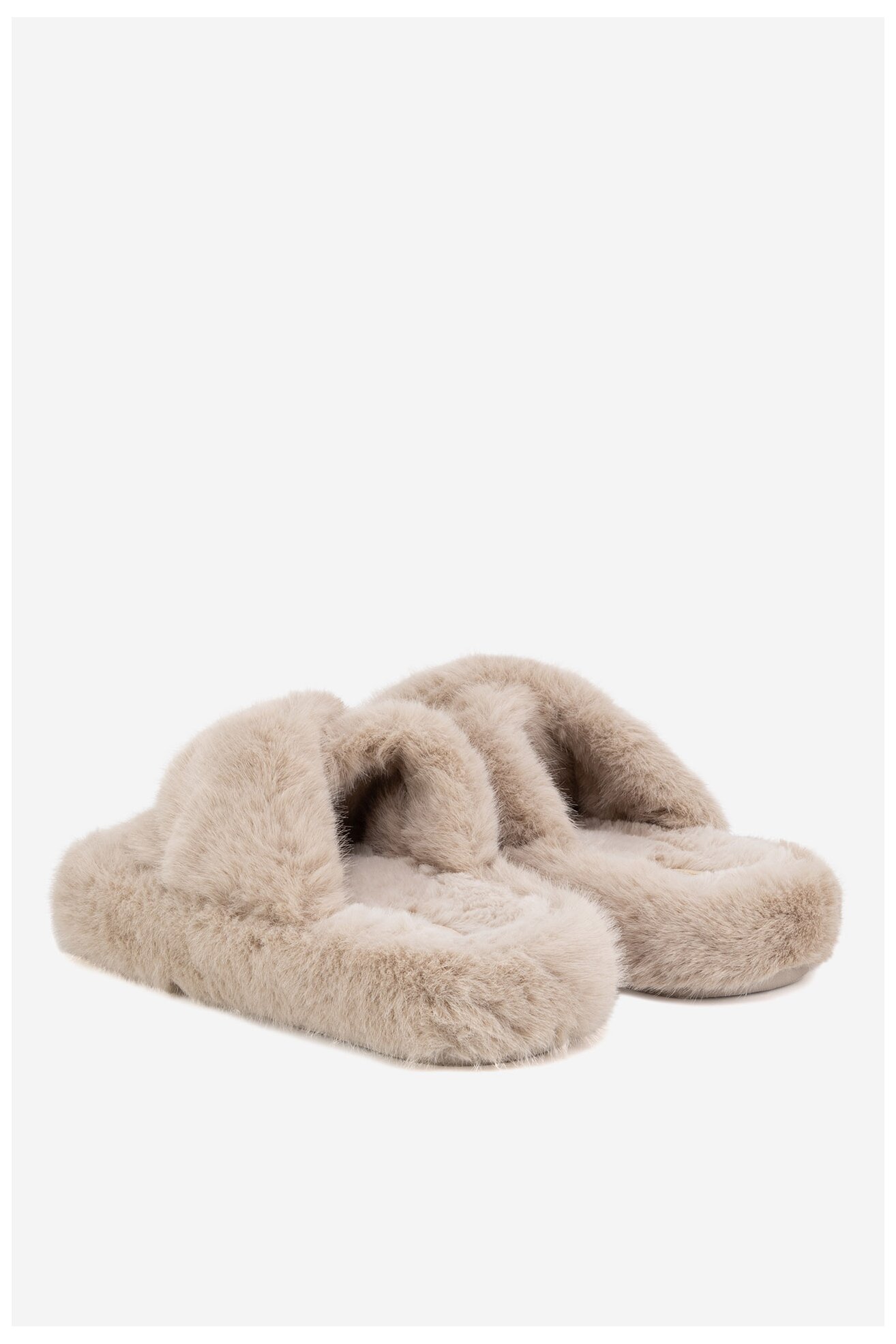 Kapcie DeeZee P4194523 Beżowy ciemny