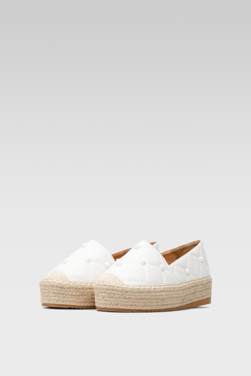 
                        Espadryle DeeZee HIGH SUN WS020610-01 Biały - 5904862621050