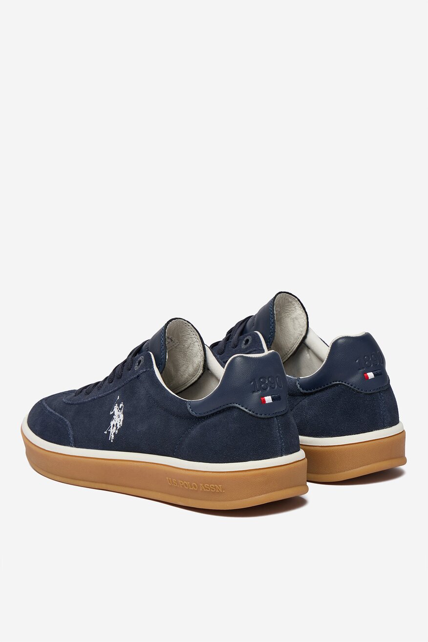 U.S. POLO ASSN. - Sneakersy skórzane - 5906751957240