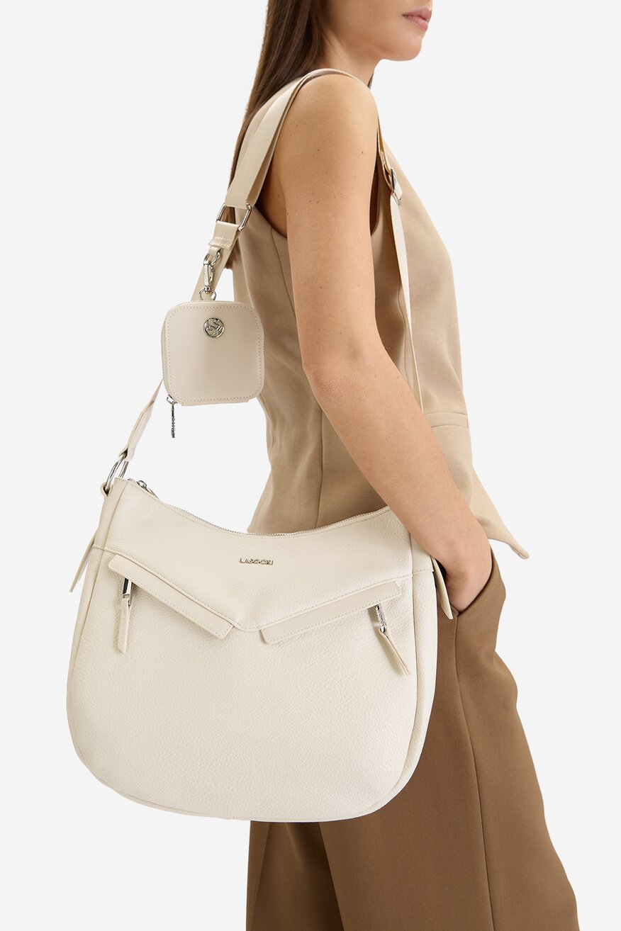 
                Дамска чанта Lasocki СЛОНОВА КОСТ - 5906751566077