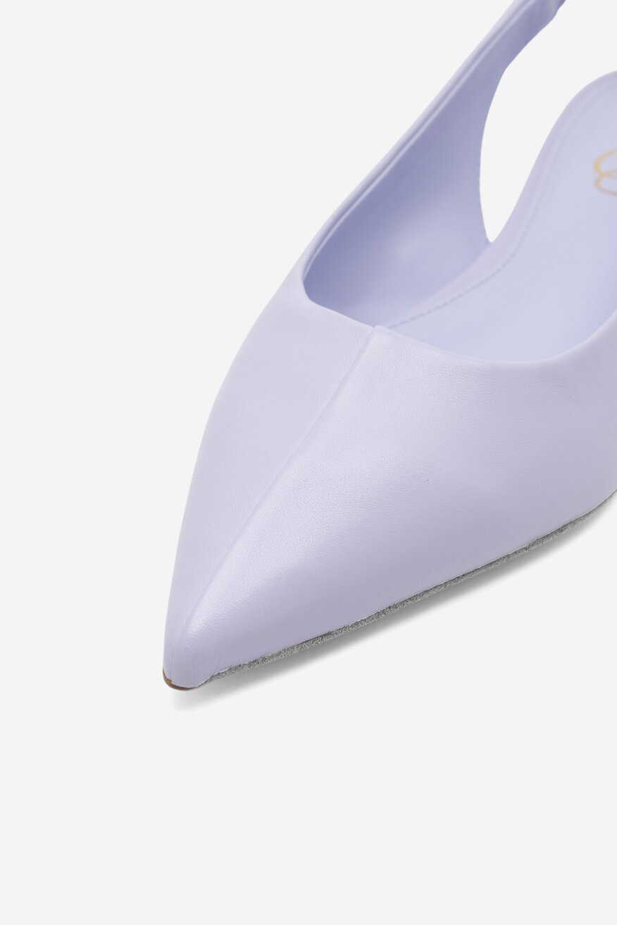 
                SAM EDELMAN - Baleriny skórzane bez pięty - 2230042232277