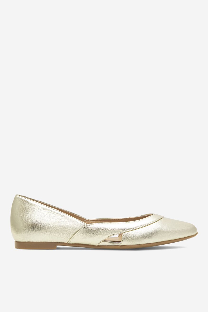 
                Lasocki - Skórzane baleriny - 5905588431893