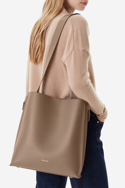 Geantă de mână Gino Rossi WEN-3 BEJ ÎNCHIS