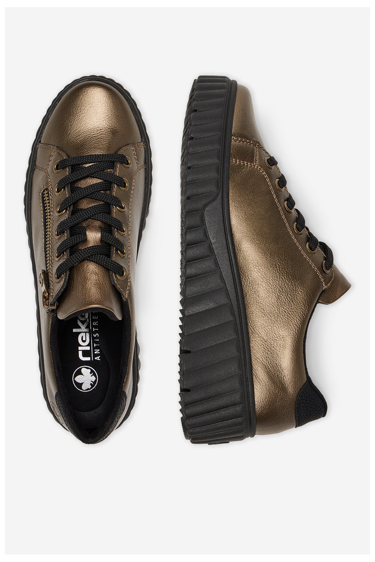 Tornacipő Rieker N2501-90 ÓARANY