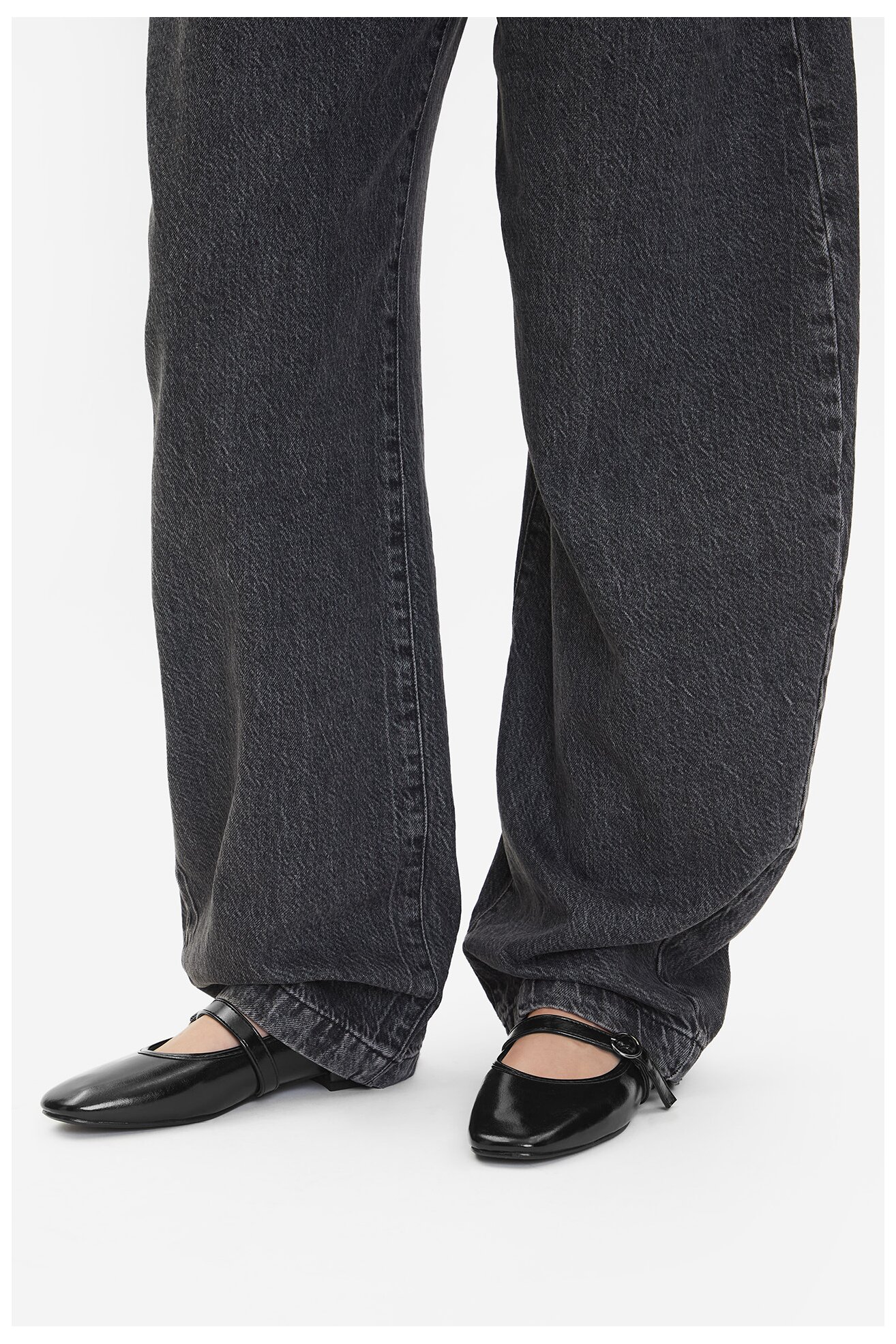 Baleriny Jenny CEO-CWBFP5-07A Czarny