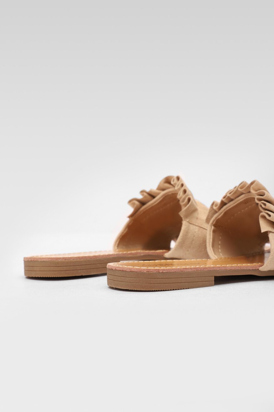 
                Bassano - Klapki pastelowe beżowe - 5903698322063