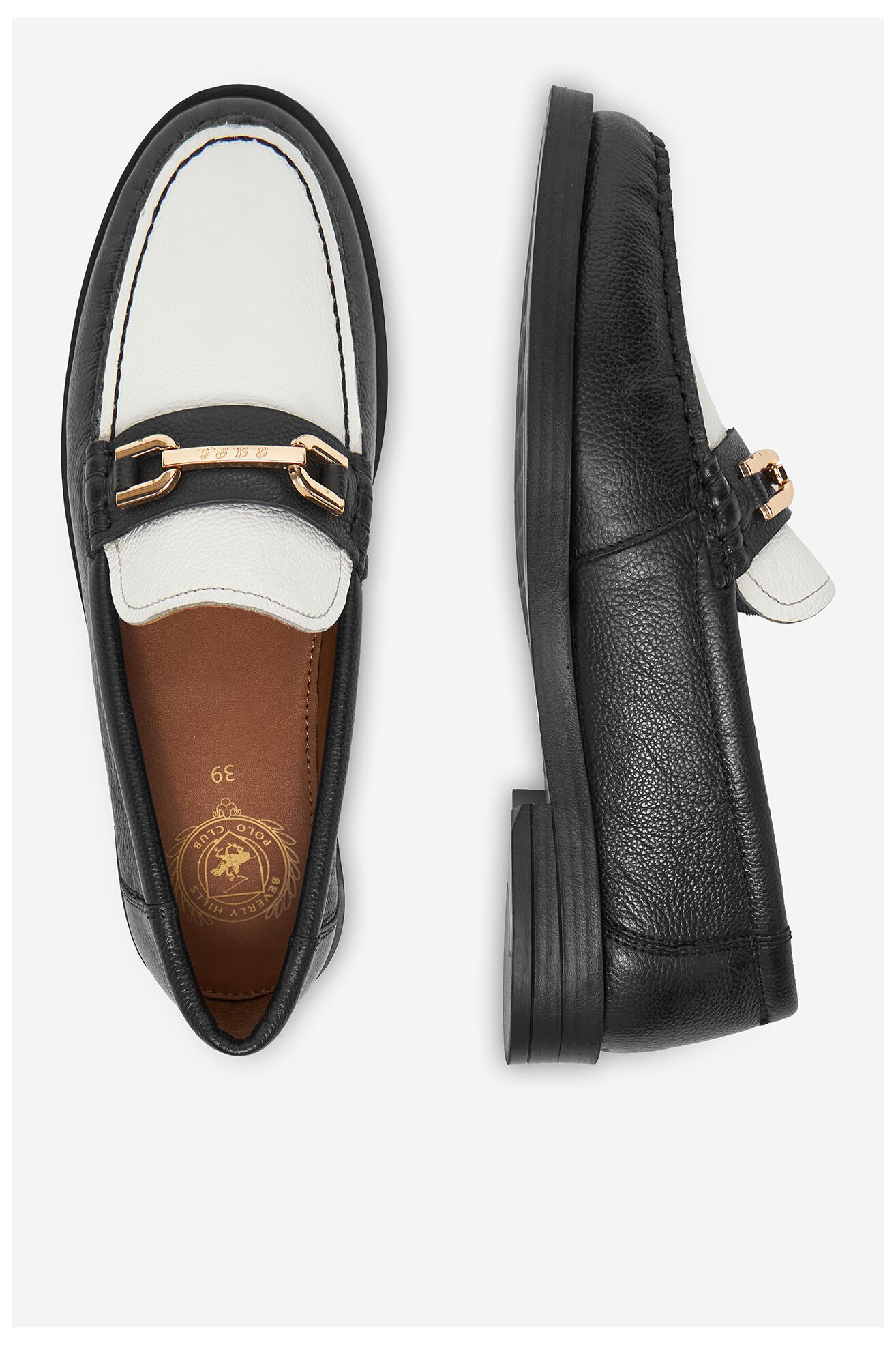 Mokasyn Beverly Hills Polo Club WI44-LOMY-01 Biały