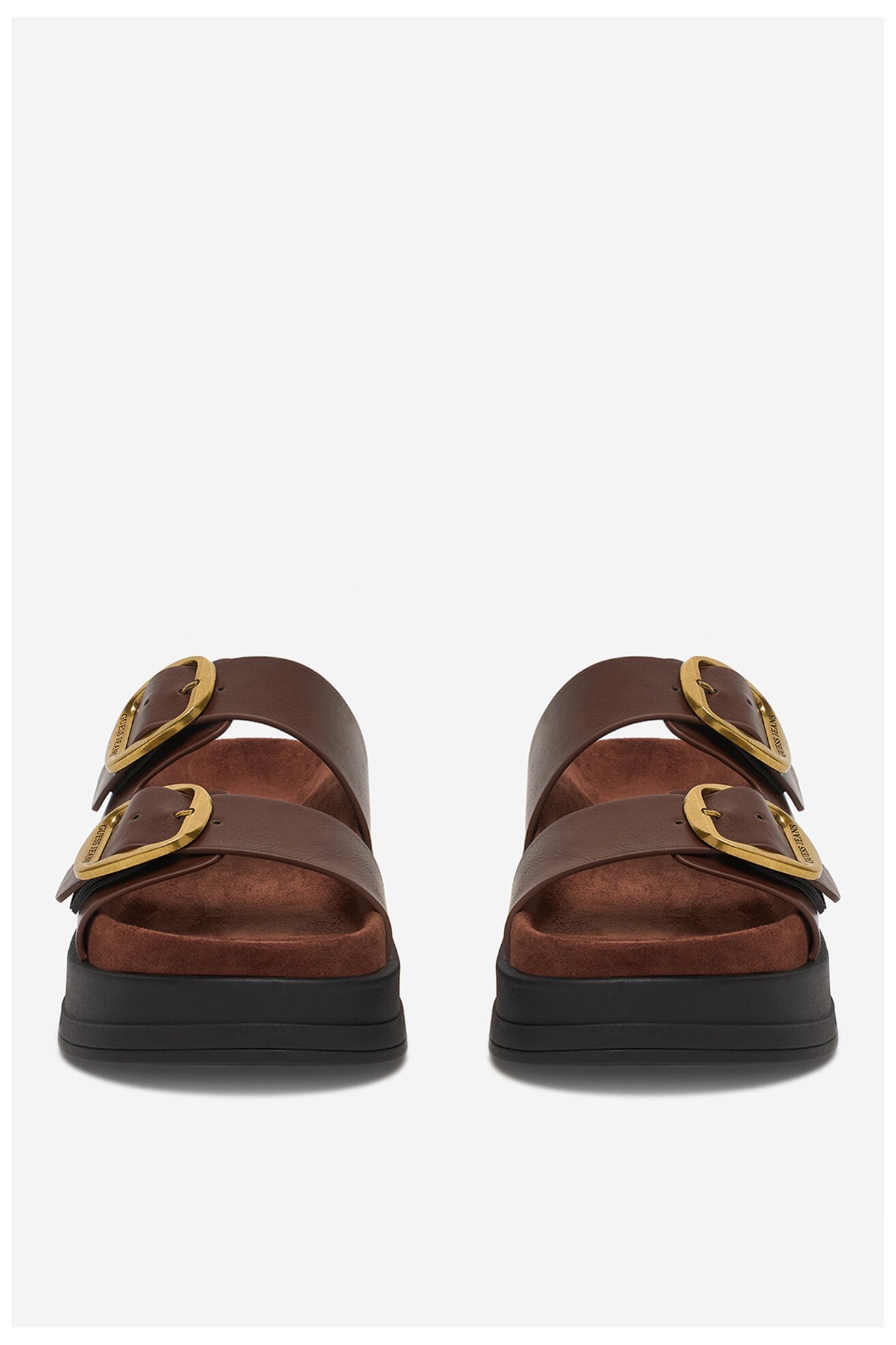 Klapki GUESS JEANS CWBEO-HY62273-6 Brązowy