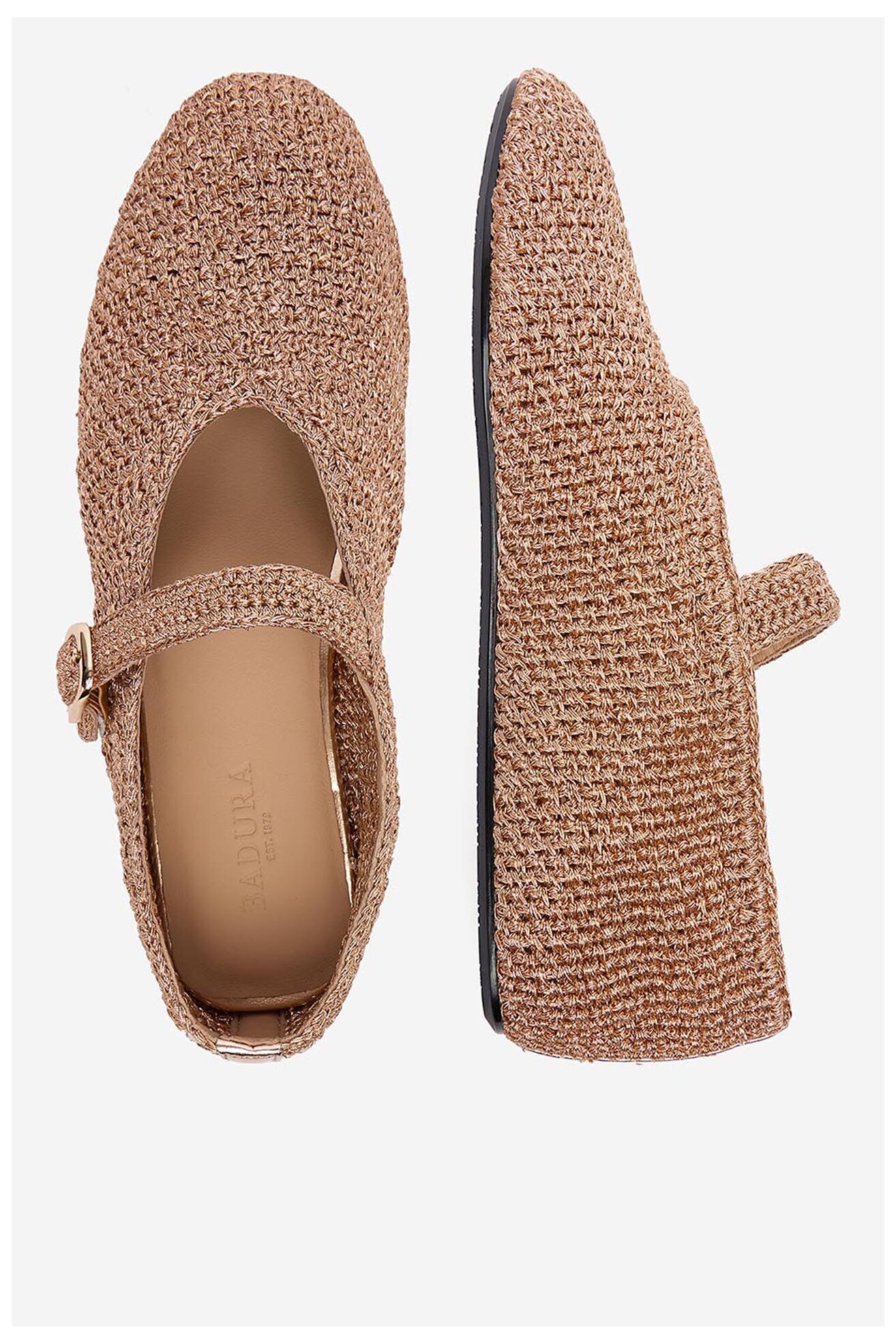 Baleriny Badura EO-ALENA-01 Złoty