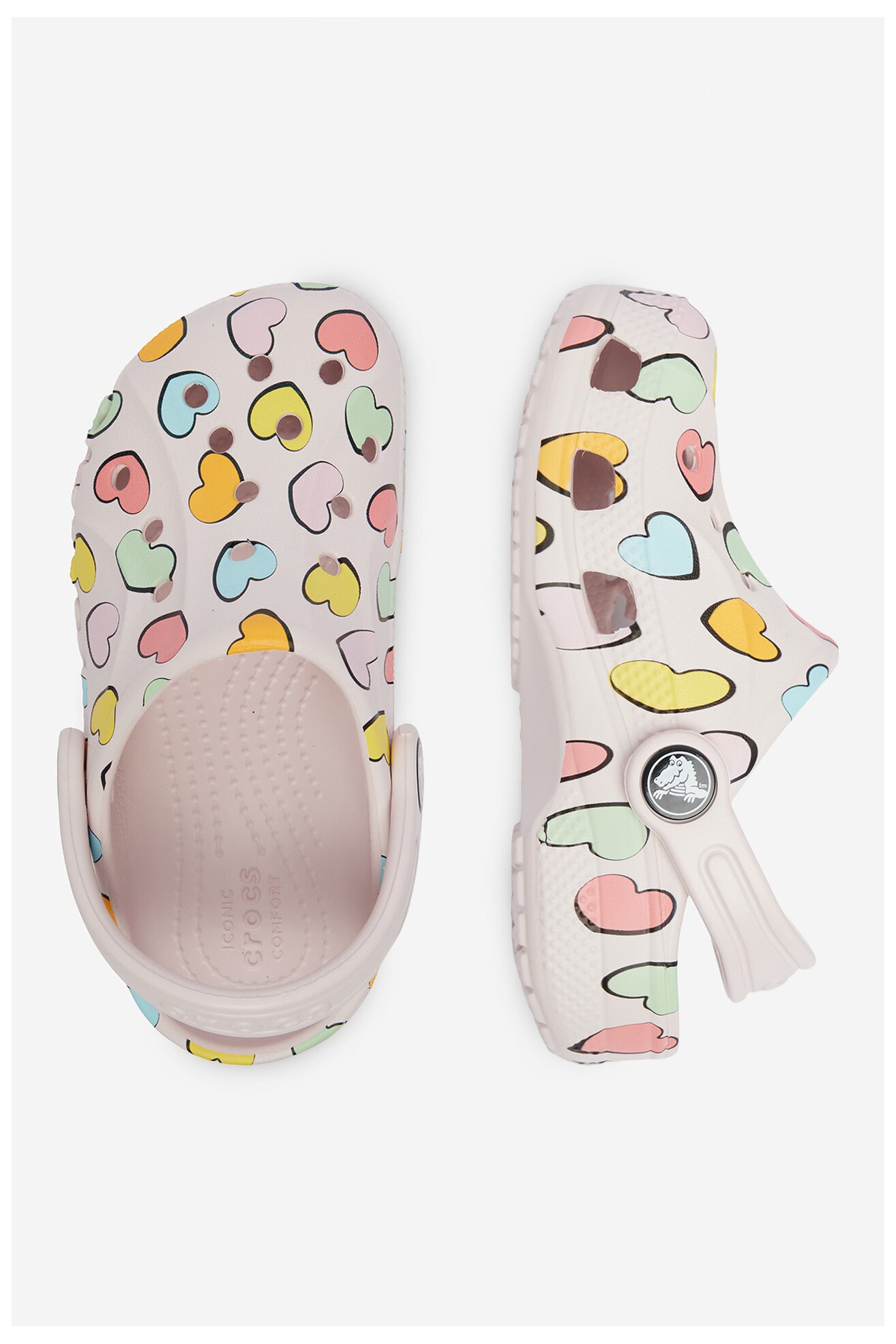Klapki basenowe Crocs C-BAYA SEASONAL PRINTED CG T 209729-6PI Różowy