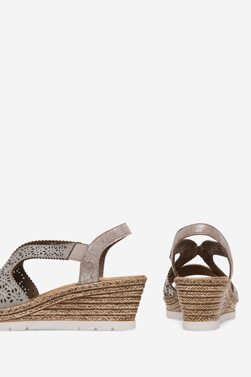 
                Szandál Rieker EZÜST - 2230056170121