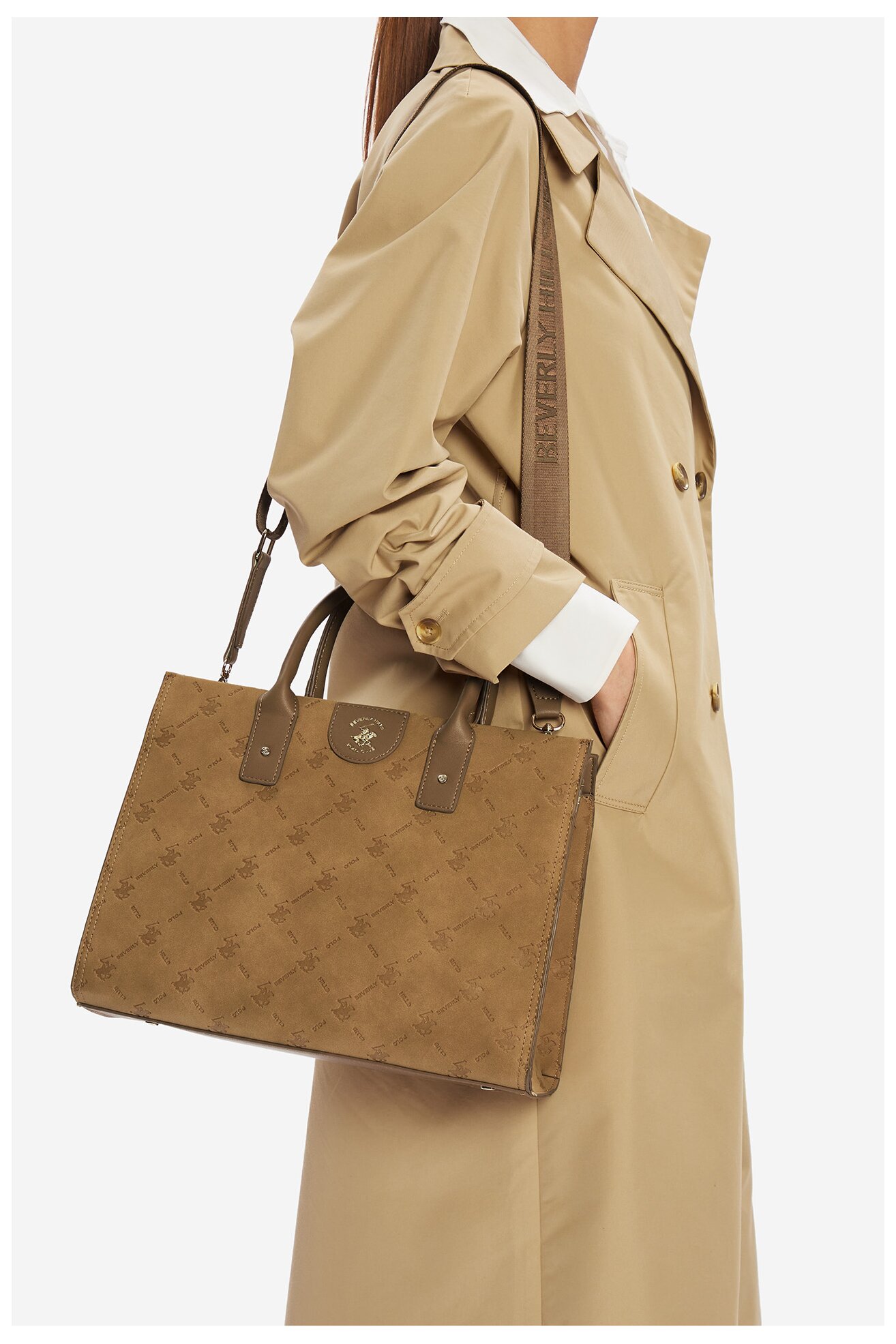 Дамска чанта Beverly Hills Polo Club BHPC-L-002-07 КАМЕЛ